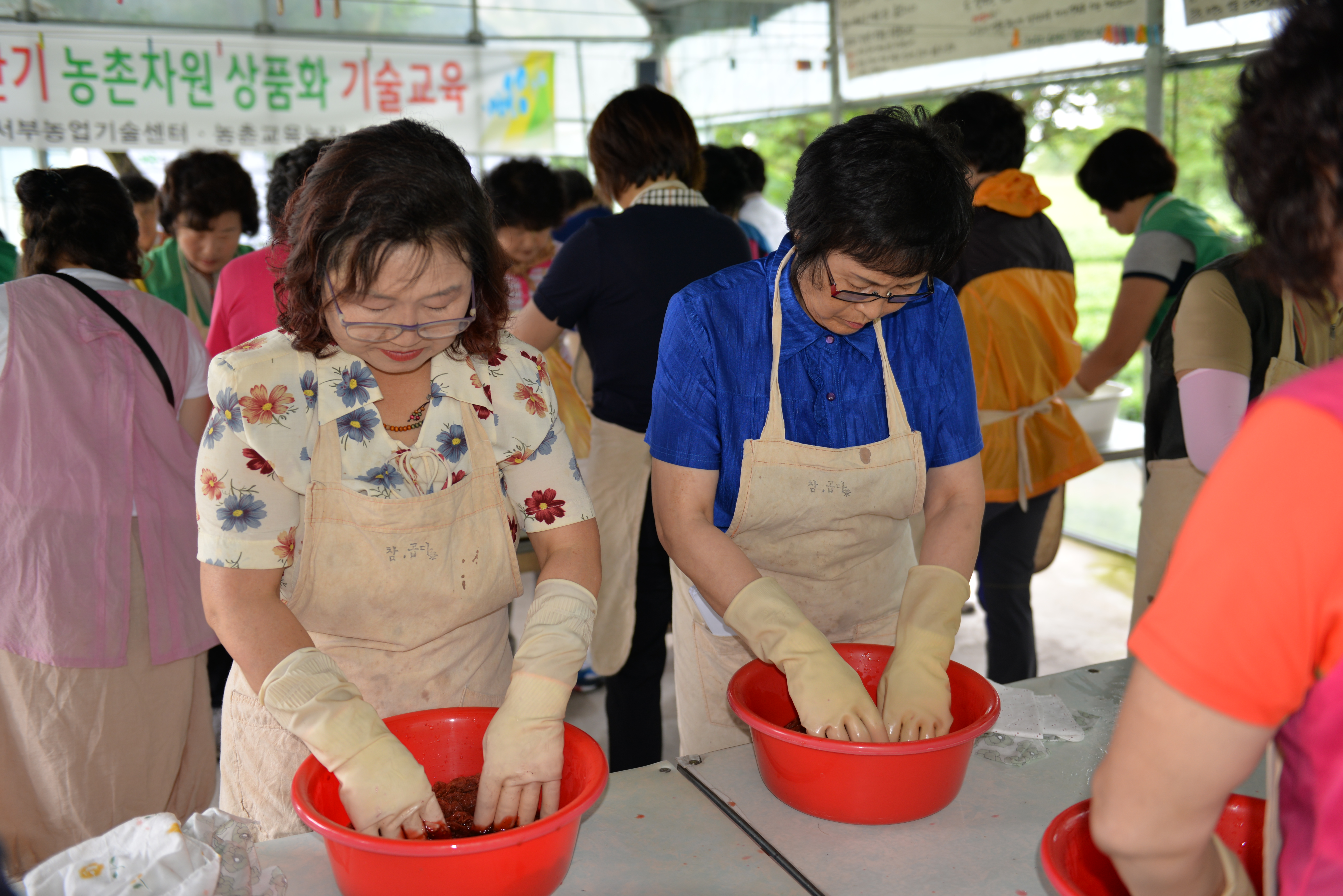 부녀회 회장단 농촌자원 기술 교육